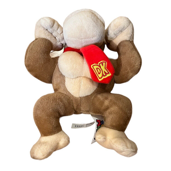Nintendo Super Mario DONKEY KONG Gorilla Plush Stuffed Animal 2021 - Picture 6 of 6